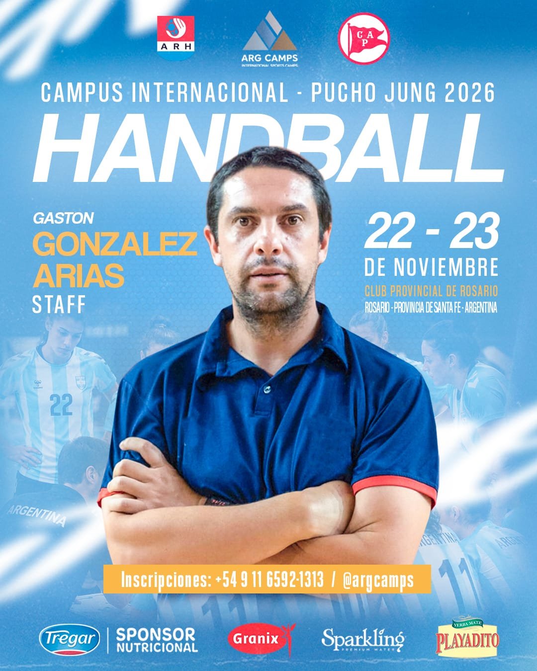 Campus Internacional de Handball 2026: Pucho Jung y Gastón González Arias encabezan una experiencia única de formación en Rosario Campus Internacional de Handball 2026: Pucho Jung y Gastón González Arias encabezan una experiencia única de formación en Rosario