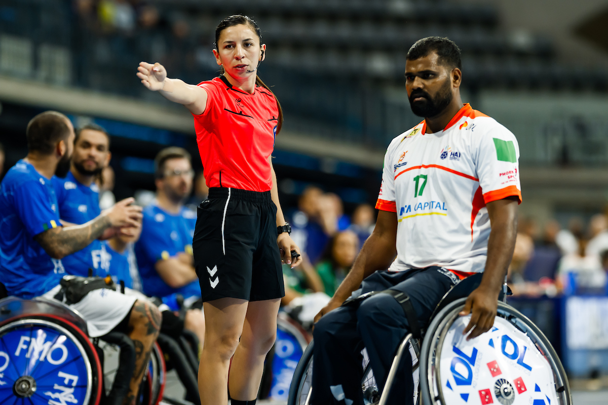 Rocío Roldán, árbitra argentina en el Mundial de Handball en Silla de Ruedas: “Que la inclusión sea nuestro norte”