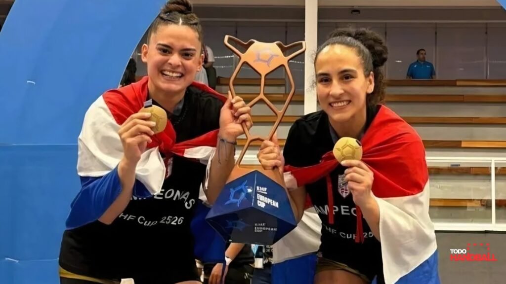 Ariana Portillo y Jazmín Mendoza hicieron historia: campeonas de Europa con Atlético Guardés
