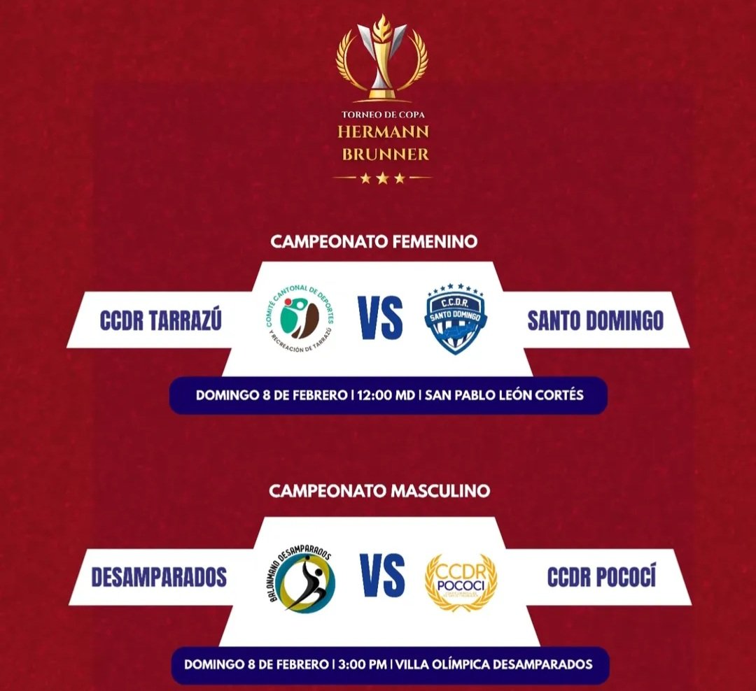 A un día de las semifinales del Torneo de Copa Hermann Brunner en Costa Rica