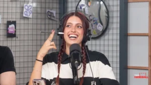 Agustina García, exjugadora de handball de Once Unidos, hablando del deporte en Luzu TV