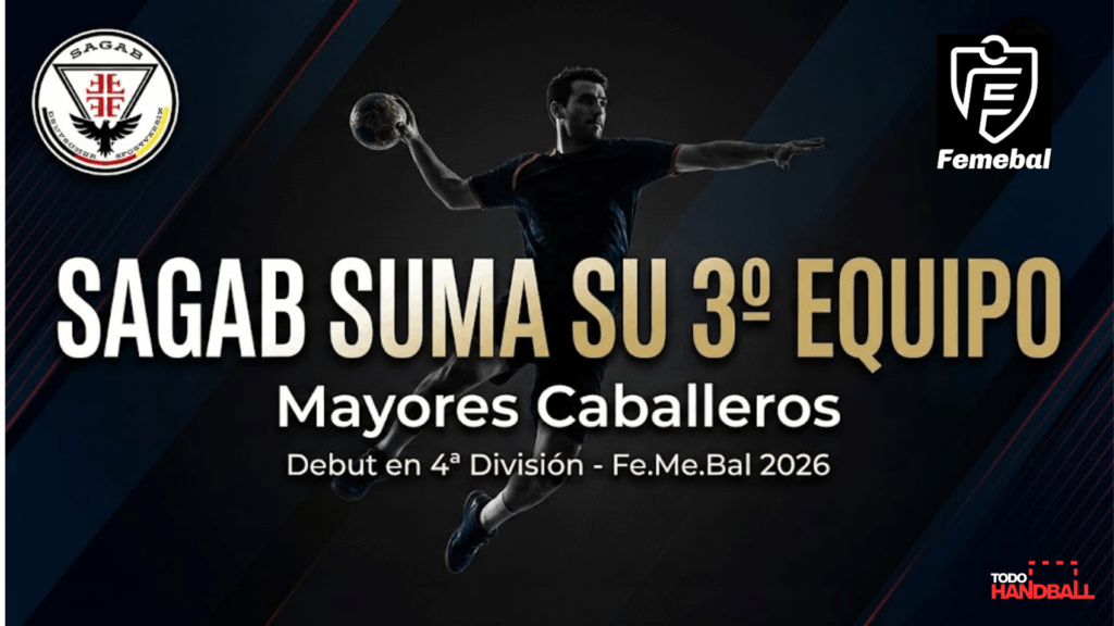 SAGAB lanza su tercer equipo de Mayores Caballeros y debutará en la 4ª División en 2026 SAGAB lanza su tercer equipo de Mayores Caballeros y debutará en la 4ª División en 2026