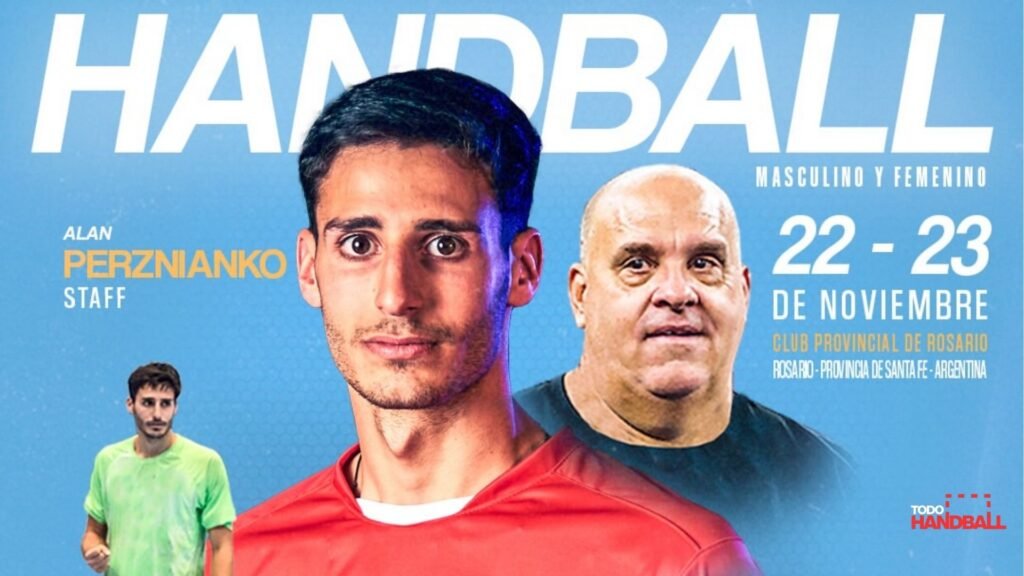 Alan Perznianko se suma al Campus Internacional de Handball 2026