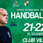 Pucho Jung en el anuncio del Campus Internacional de Handball 2026 en Club VILO