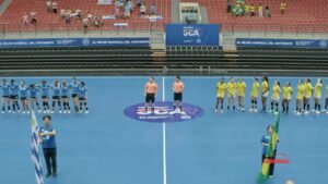 Uruguay quedó eliminado ante Brasil en semifinales del Continental Juniors Damas