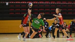 Agustina López llegó a los 100 partidos en la Liga Guerreras Iberdrola y hace historia para el handball de Uruguay
