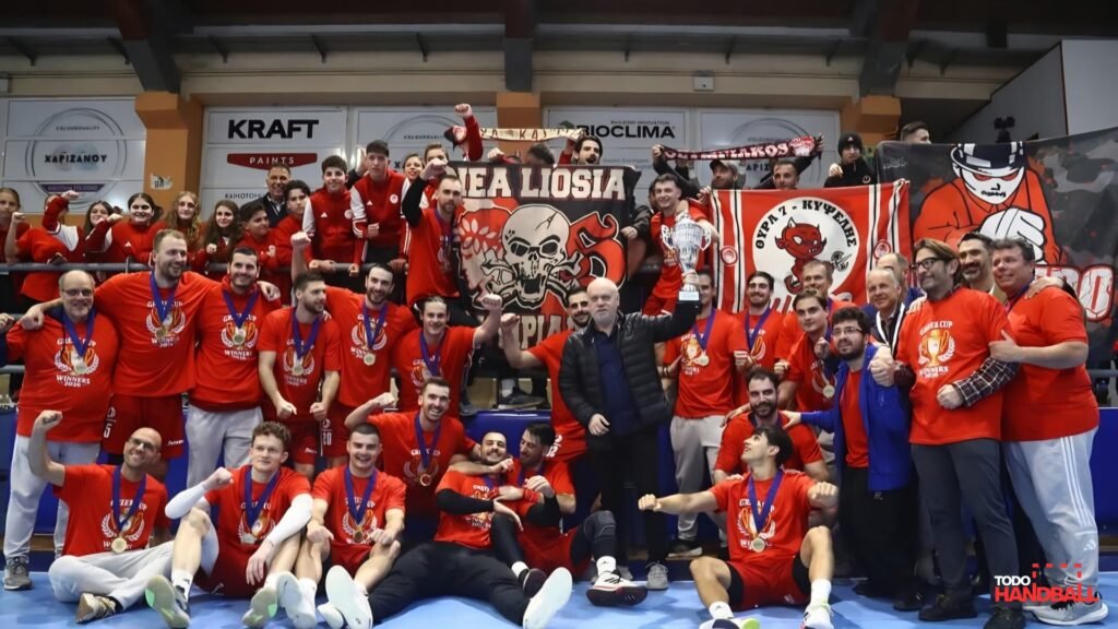 El Olympiacos se coronó campeón de la Copa de Grecia, con Tomas Cañete MVP