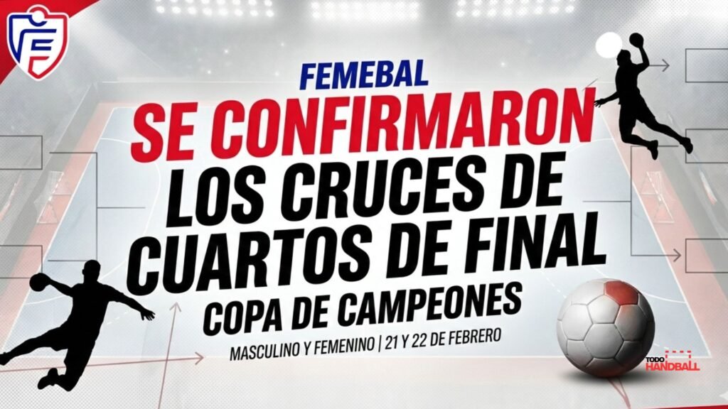 Se confirmaron los cruces de cuartos de final de la Copa de Campeones