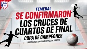 Se confirmaron los cruces de cuartos de final de la Copa de Campeones Se confirmaron los cruces de cuartos de final de la Copa de Campeones