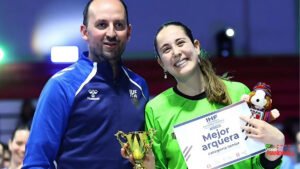 Agustina Modernell, campeona del IHF Nations Trophy con un historico porcentaje de efectividad